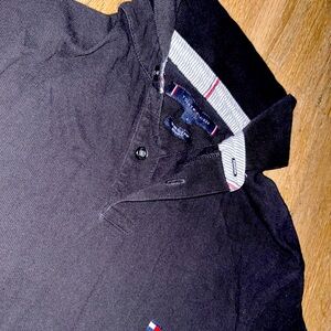 Tommy Hilfiger Size Small Black Collar shirt